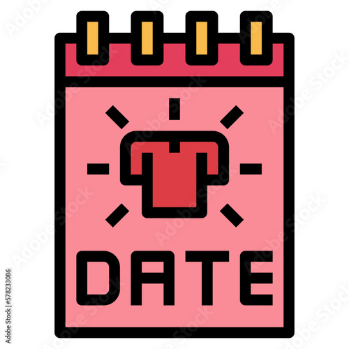 release filled outline icon style