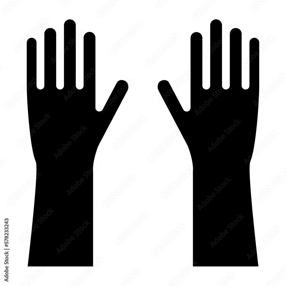 Obraz premium Vector Design Gloves Icon Style