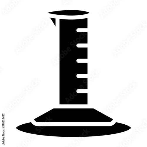 Vector Design Graduated Cylinder Icon Style
