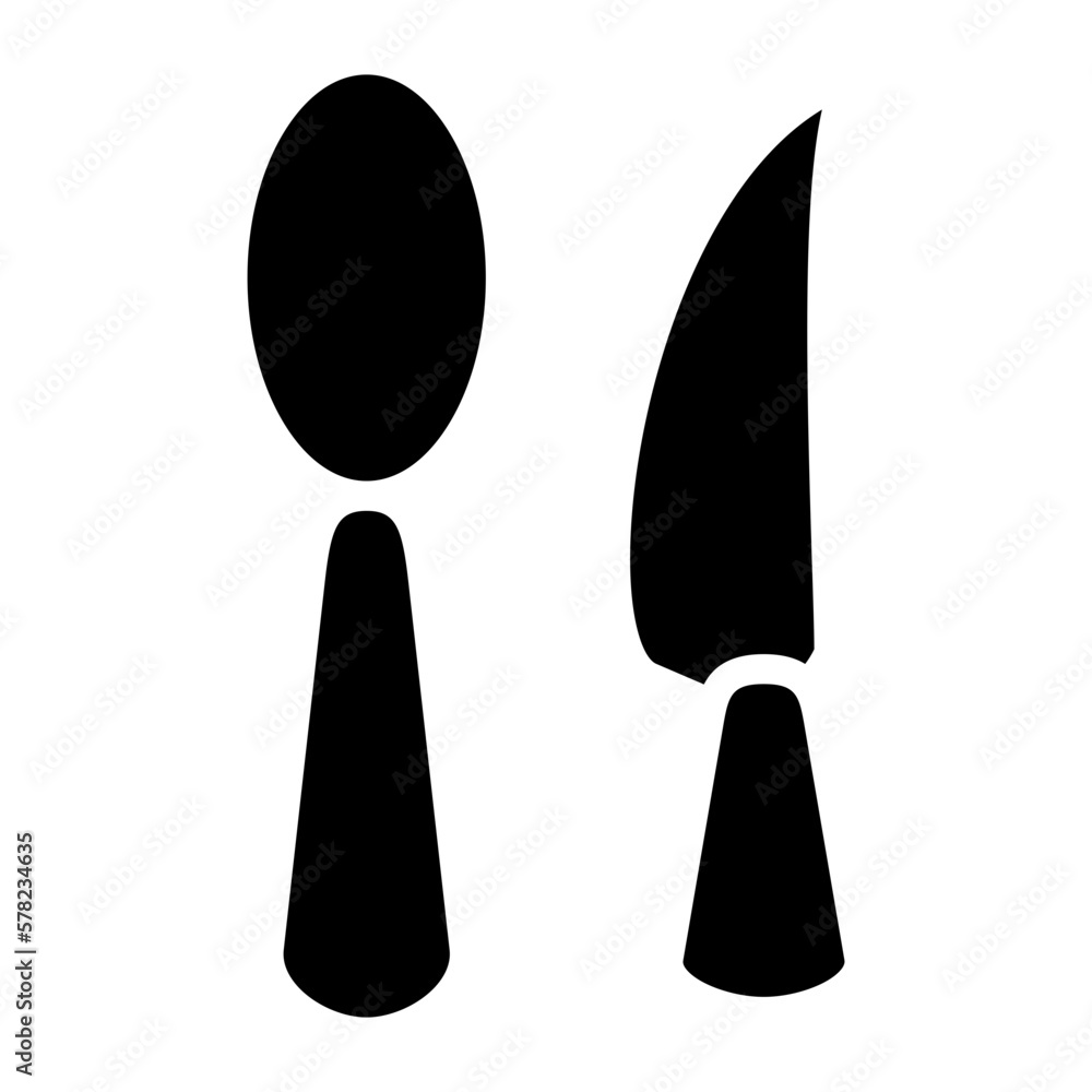 Fototapeta Vector Design Cutlery Icon Style