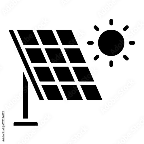 Smart Solar Panel Icon Style
