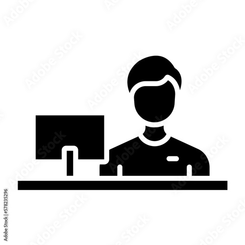 Cashier Icon Style