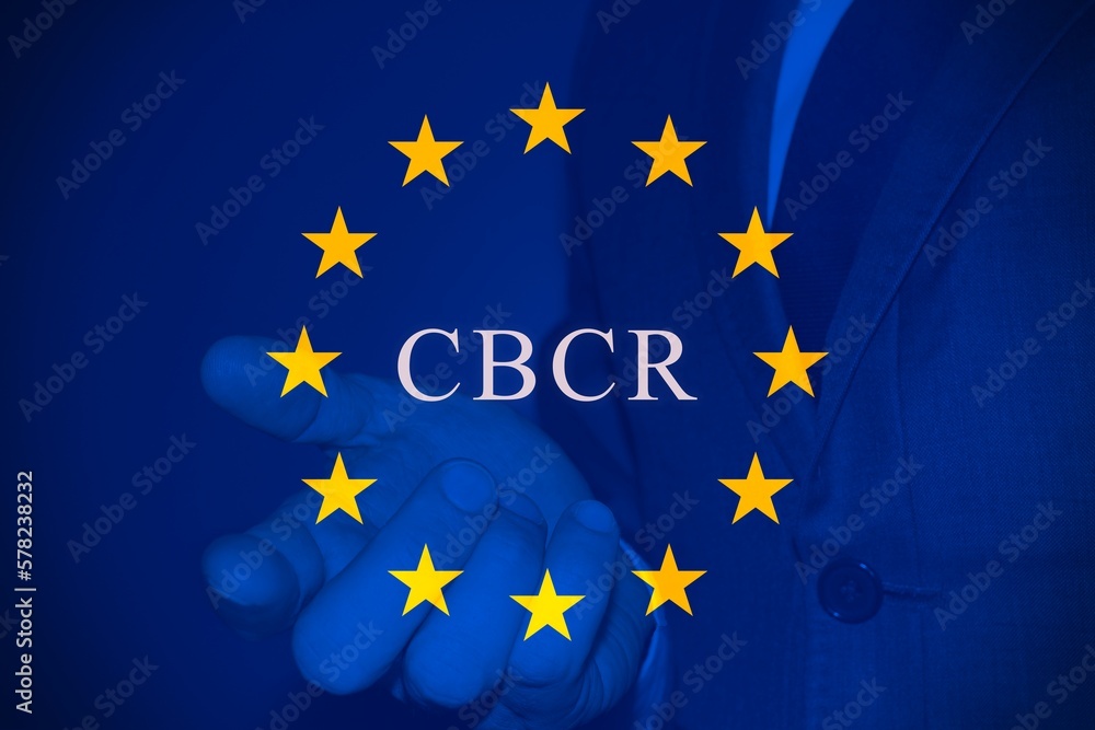 European flag with the sign European flag with the sign