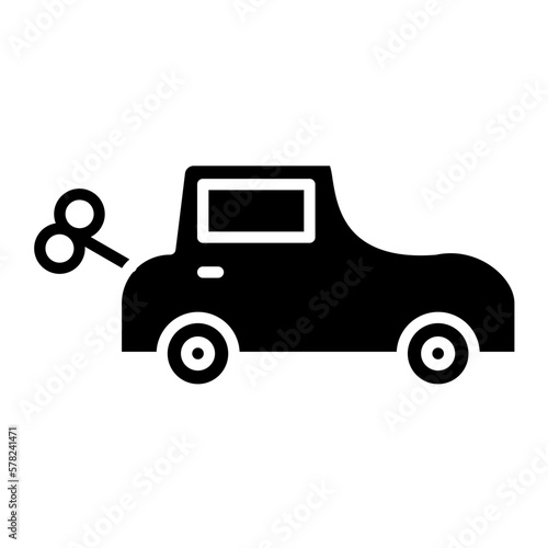 Toy Car Icon Style