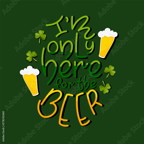 Im only here for the beer lettering poster design.