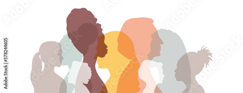 Women of different ethnicities together.