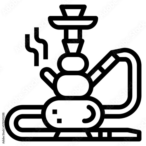 baraku line icon style