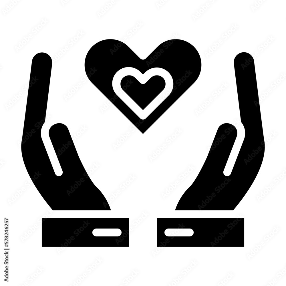 Fototapeta premium Vector Design Care Icon Style