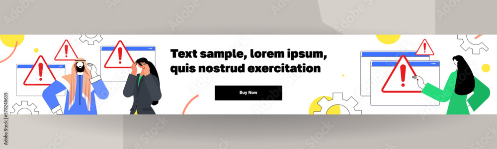 frustrated people reacting to danger exclamation marks problem cyber attack hacking warning signal scam alert horizontal frustrated people reacting to danger exclamation marks problem cyber attack hacking warning signal scam alert horizontal