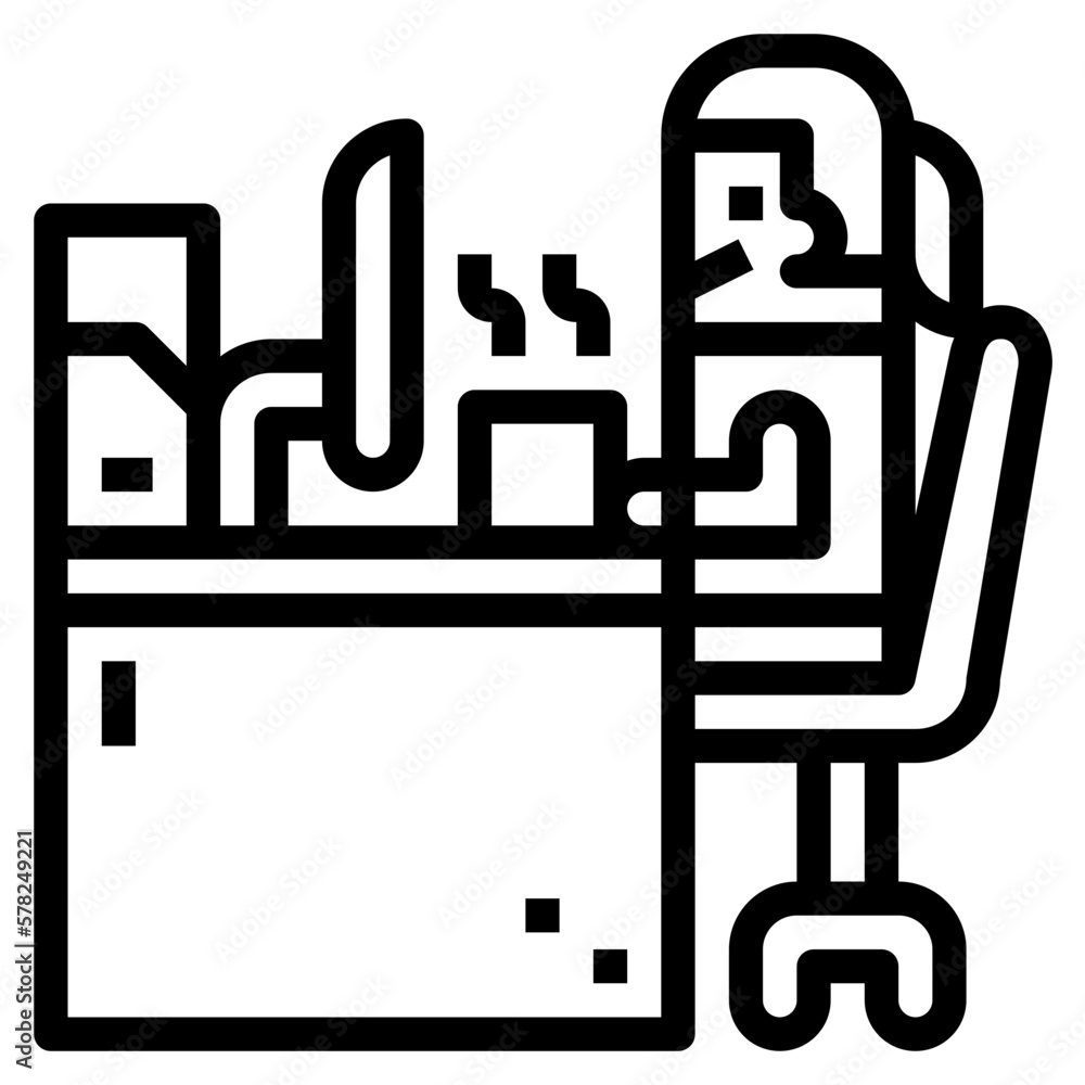 working line icon style working line icon style