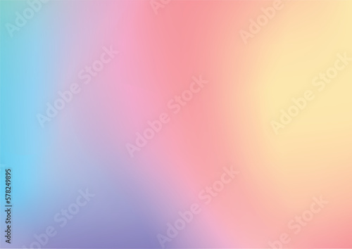Abstract colorful blur background, rainbow gradient vector illustration template for website, backdrop, poster, banner