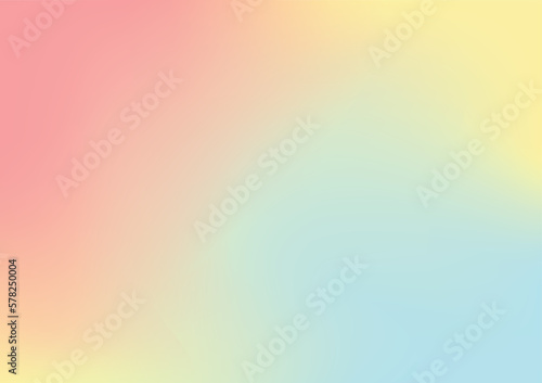 Abstract blur background, colorful pastel gradient vector illustration template for website, banner, backdrop, poster