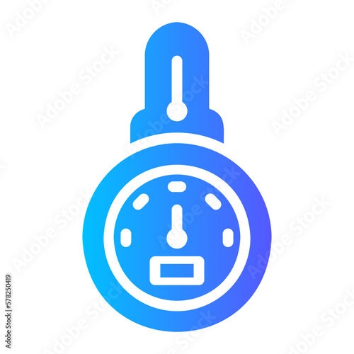 Barometer gradient icon