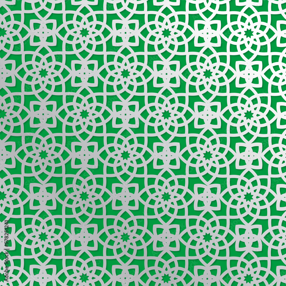 arabic islamic seamless pattern vector background