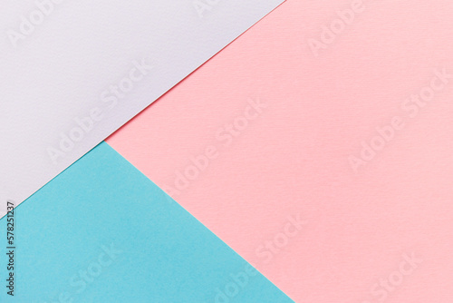 pink and blue paper sheets, business concept background for your text