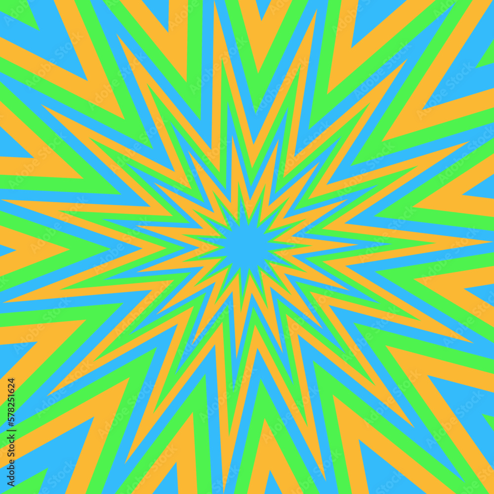 psychedelic groovy geometric background in hippie style psychedelic groovy geometric background in hippie style