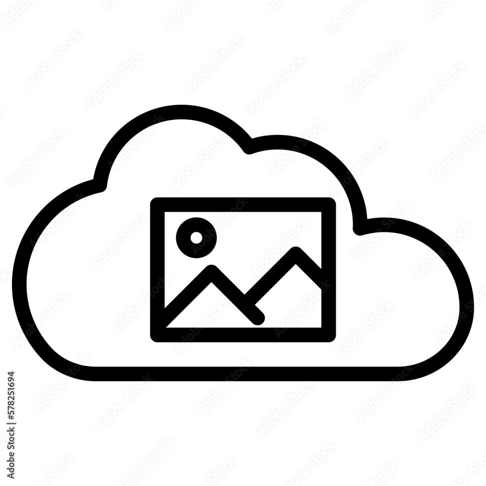 picture cloud computing icon