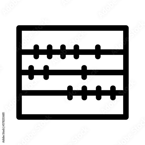 abacus icon or logo isolated sign symbol vector illustration - high quality black style vector icons
