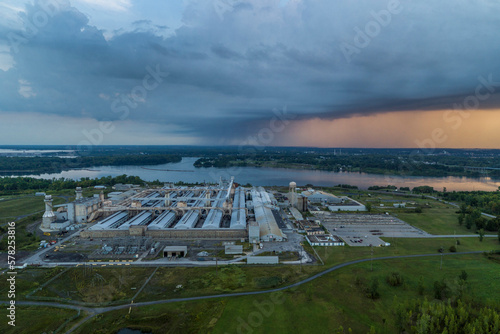 Alcoa East Superfund Site, A Former Aluminum Smelter, near Massena, NY photo