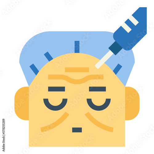 rejuvenation flat icon style