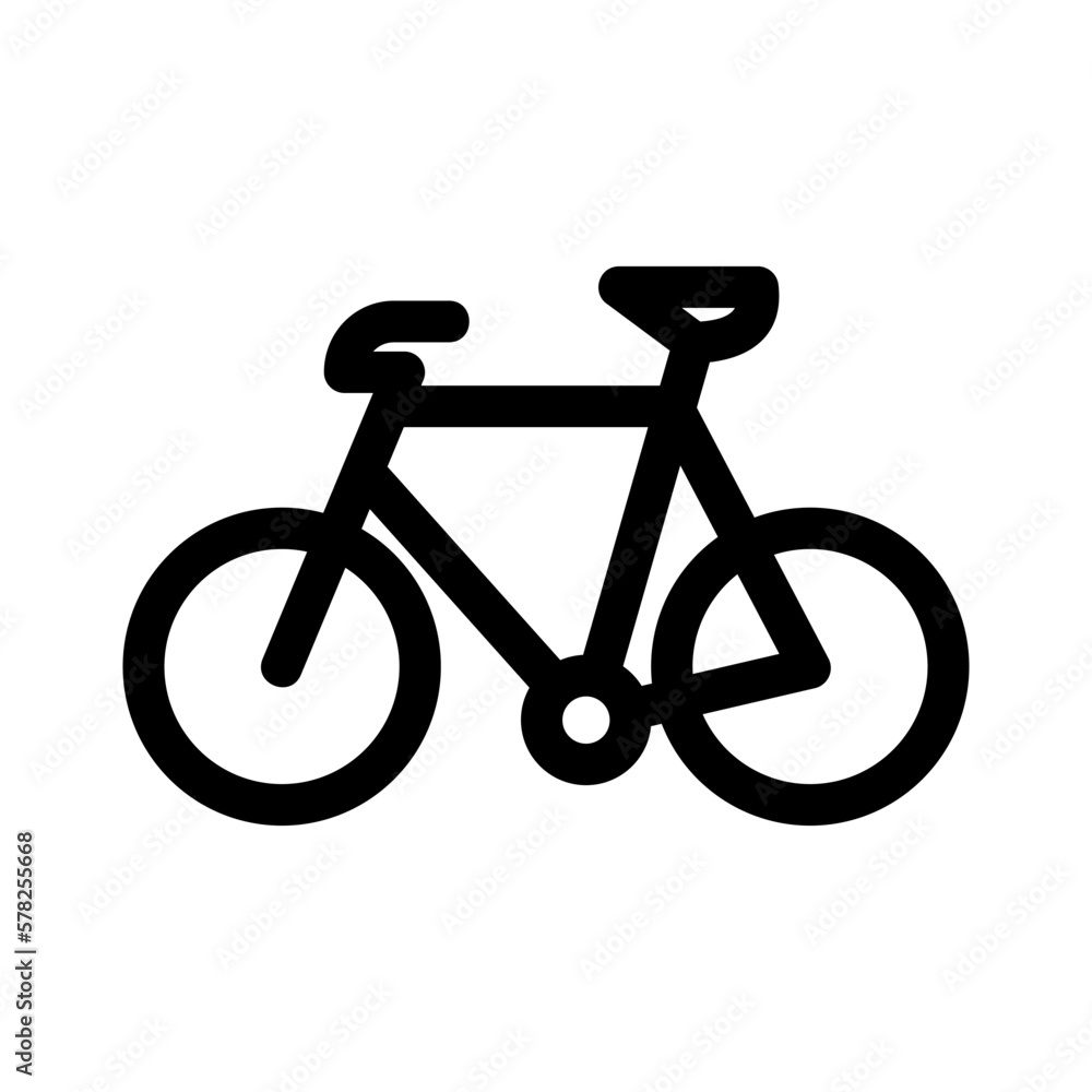 Fototapeta premium bicycle icon or logo isolated sign symbol vector illustration - high quality black style vector icons 