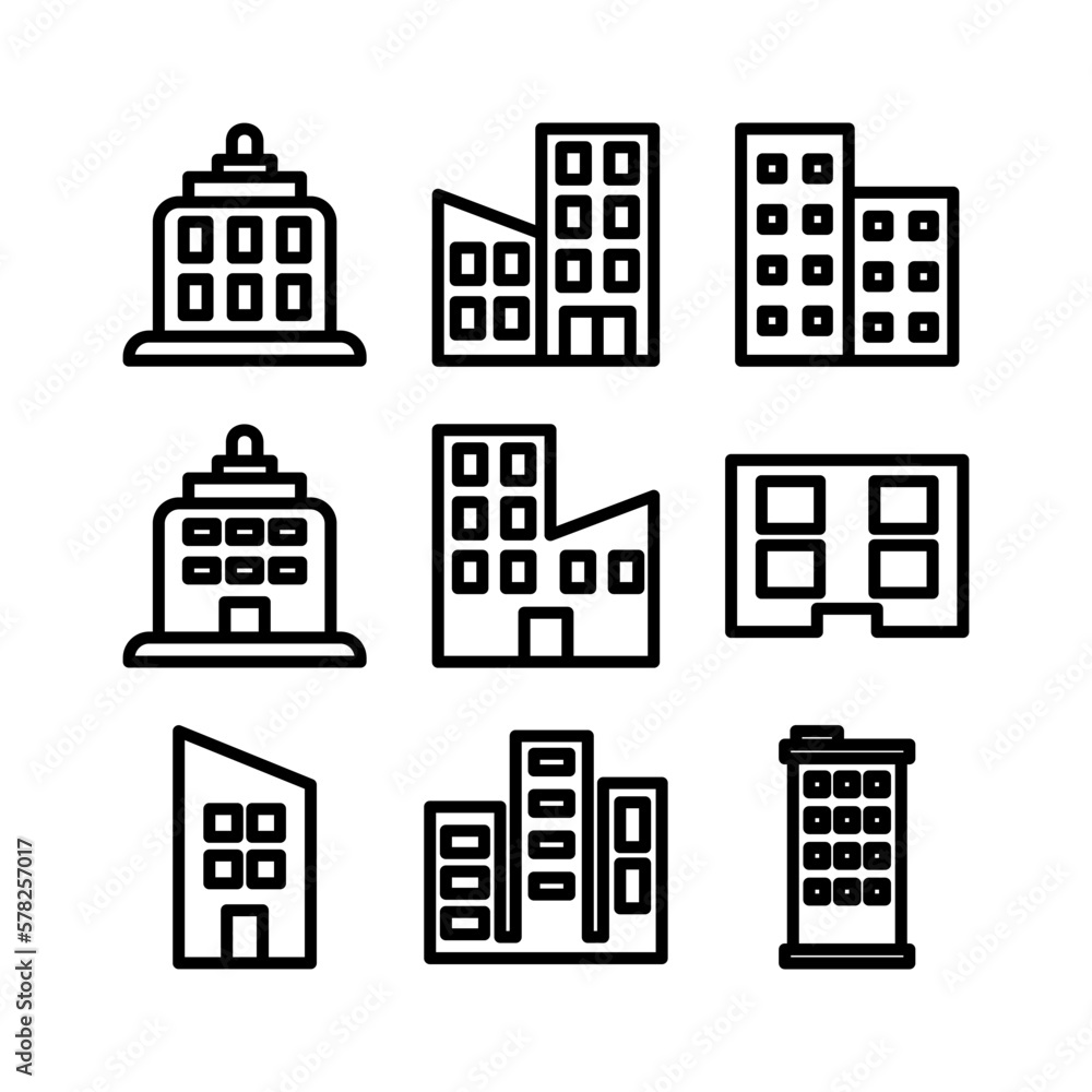 building icon or logo isolated sign symbol vector illustration - high quality black style vector icons

