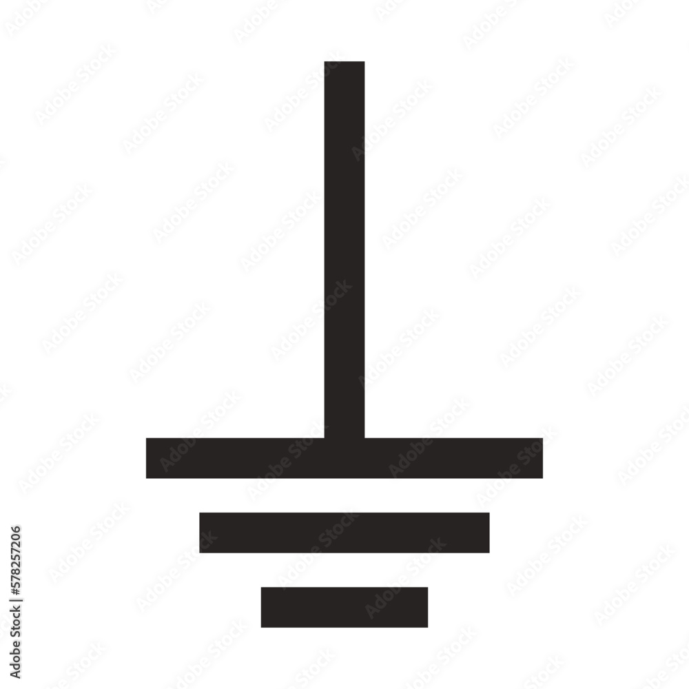 lightning ground icon lightning ground icon
