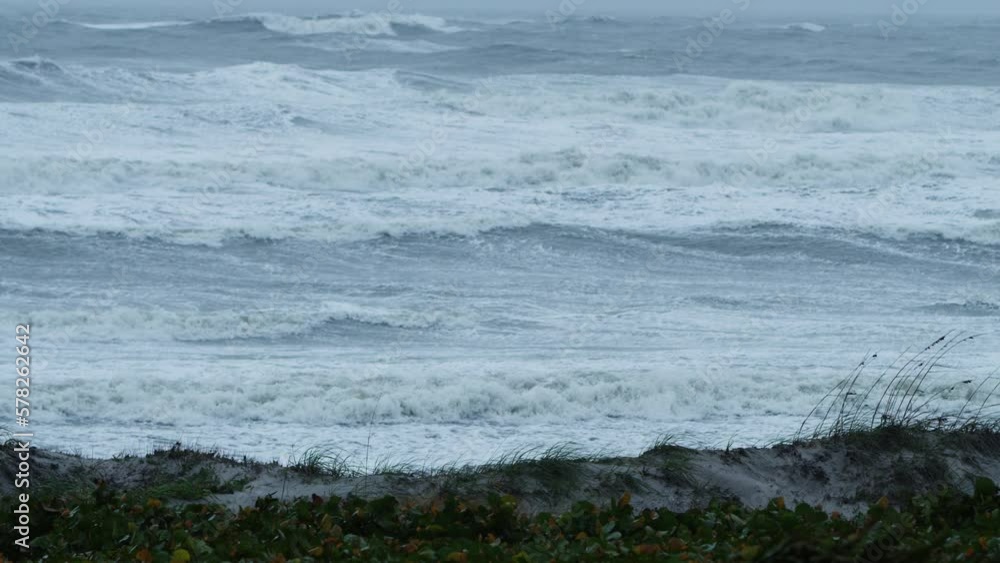 Hurricane Nicole making landfall on Florida Atlantic coast Hurricane Nicole making landfall on Florida Atlantic coast