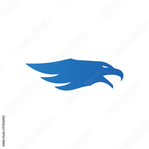 warrior soldier eagle logo vector bird abstract logo design eagle logo
