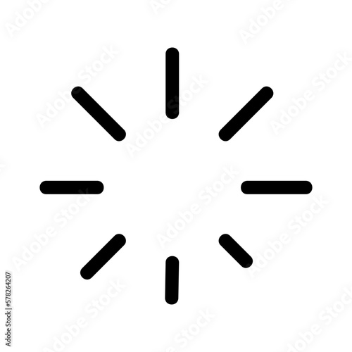loader icon or logo isolated sign symbol vector illustration - high quality black style vector icons
