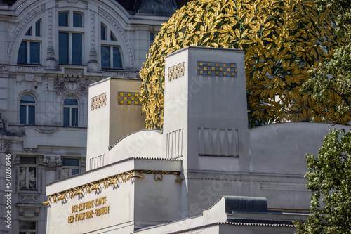 Secession building in Vienna, Austria