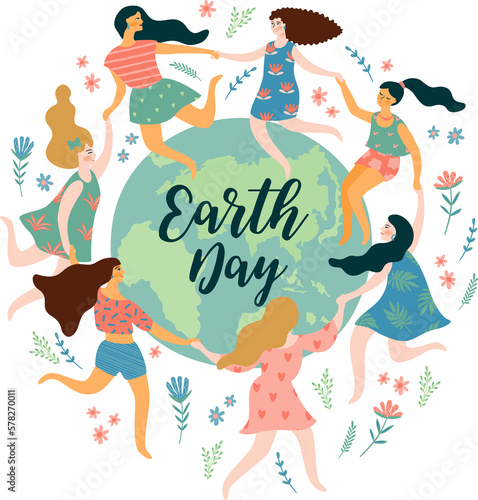 Earth Day. Illustration