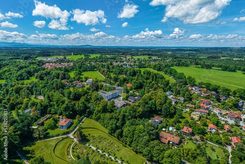 Die Region um Bernried am Starnberger See im Luftbild © ARochau