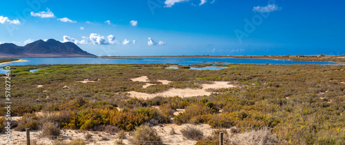 Las Salinas Ornithological Viewpoint, Cabo de Gata-Níjar Natural Park, UNESCO Biosphere Reserve, Almería, Andalucía, Spain, Europe