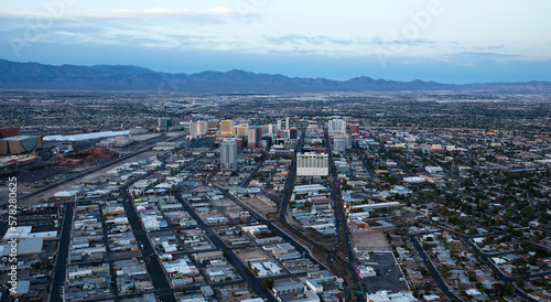 Photography Aerial view of Las Vegas, Nevada