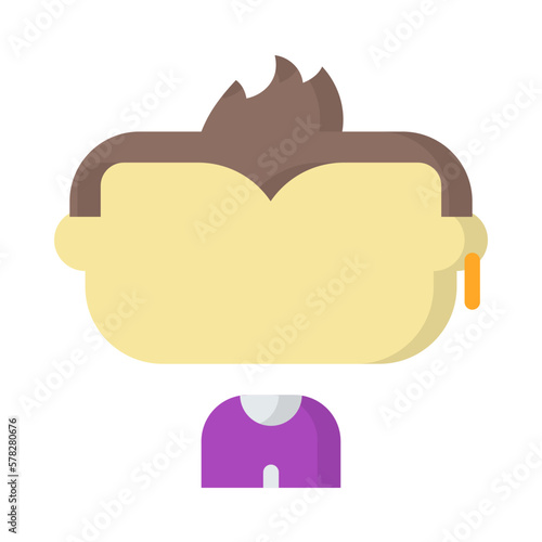 faux hawk chibi avatar icon