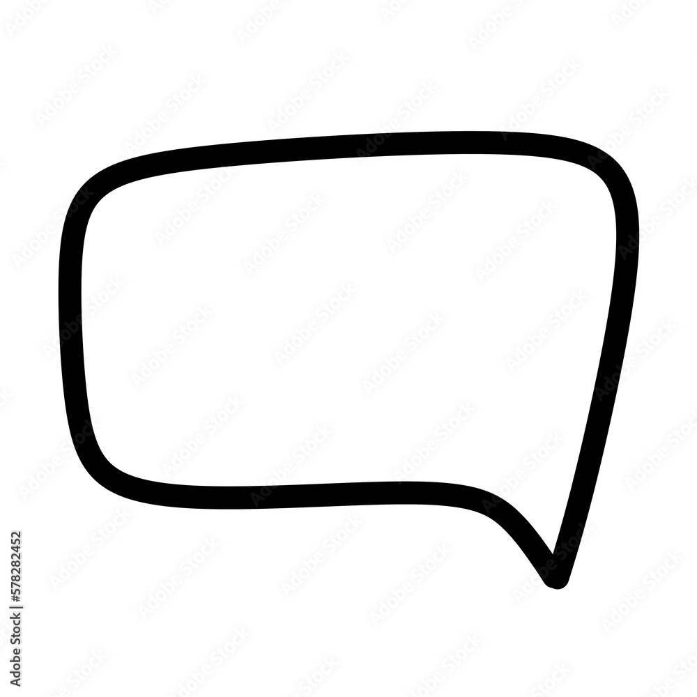Speech bubble line.
Speech bubble line.