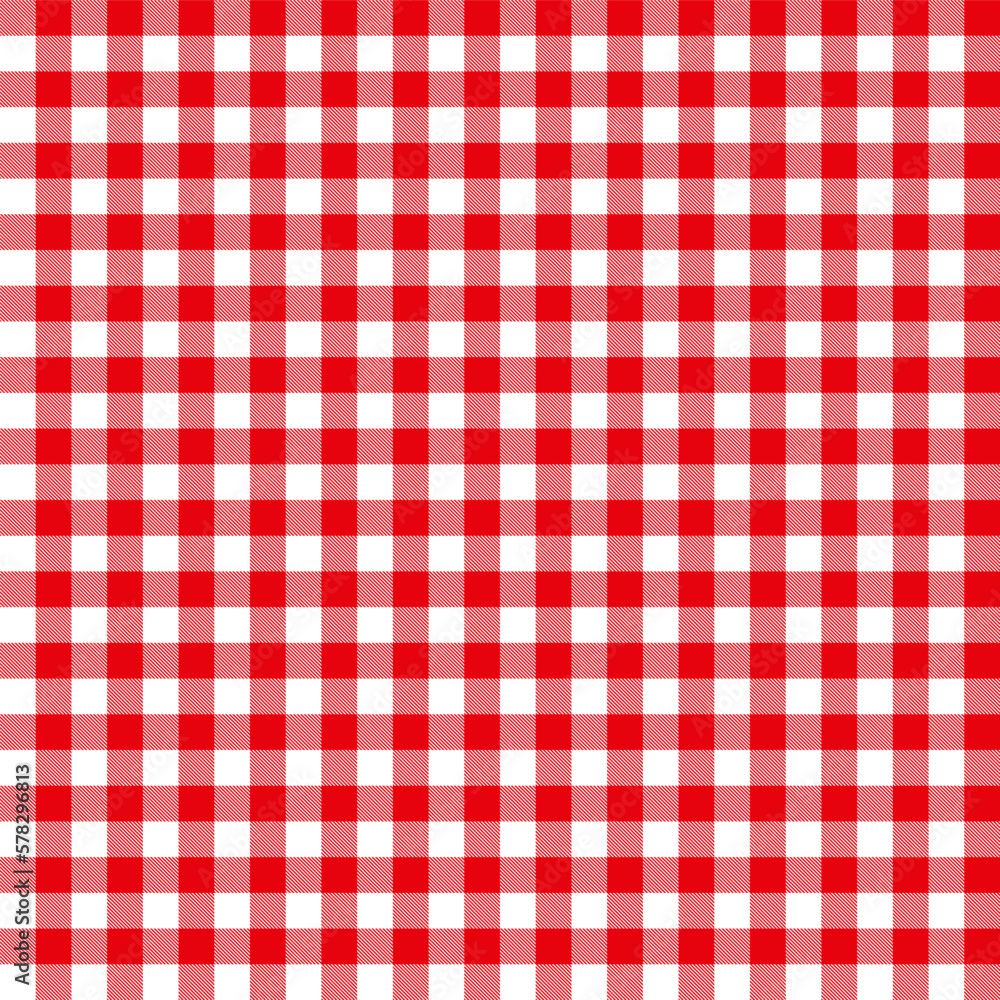 Red white plaid traditional seamless texture Red white plaid traditional seamless texture