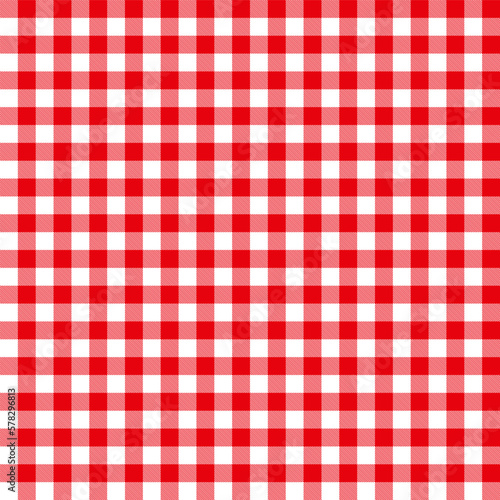 Red white plaid traditional seamless texture