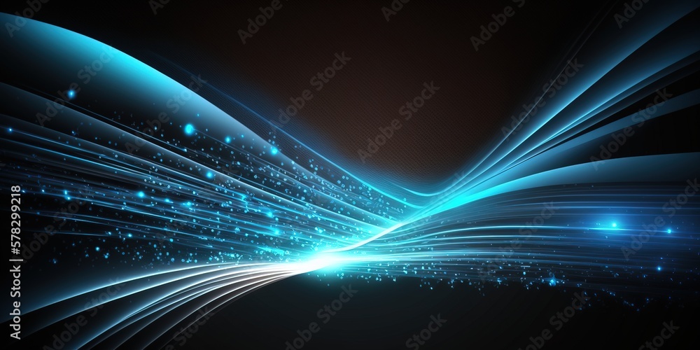 abstract futuristic blue background, generative ai abstract futuristic blue background, generative ai