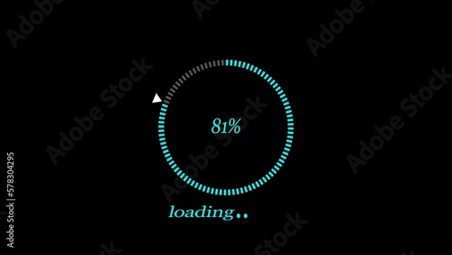 abstract beautiful loading icon illustration background 