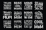 Best Mom Mother's Day T-Shirt Design Bundles. Happy Mother's Day