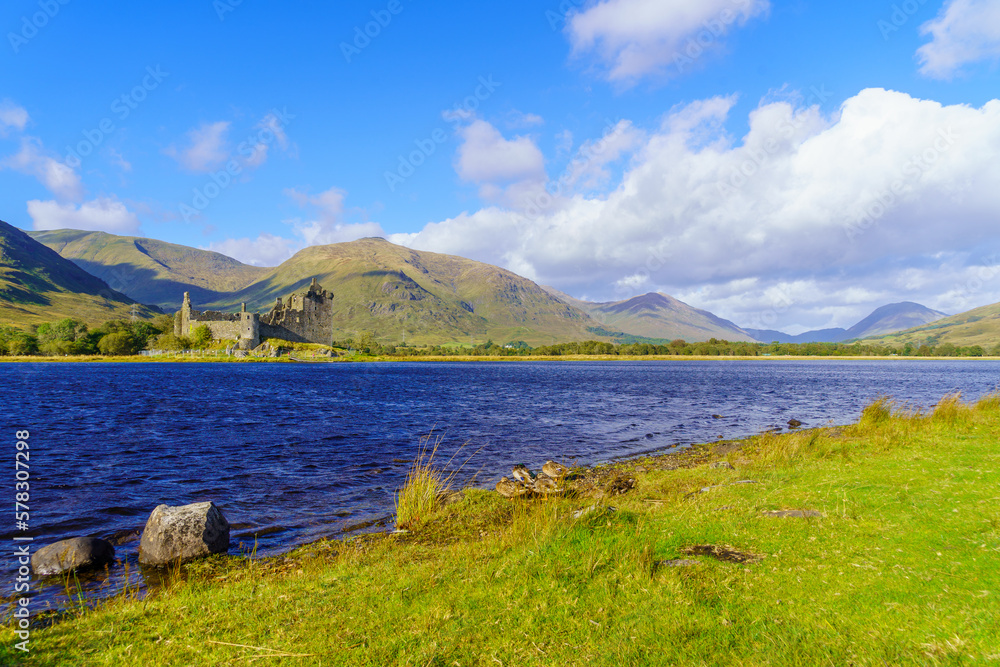 Kilchurn Castle at the northeastern end of Loch Awe