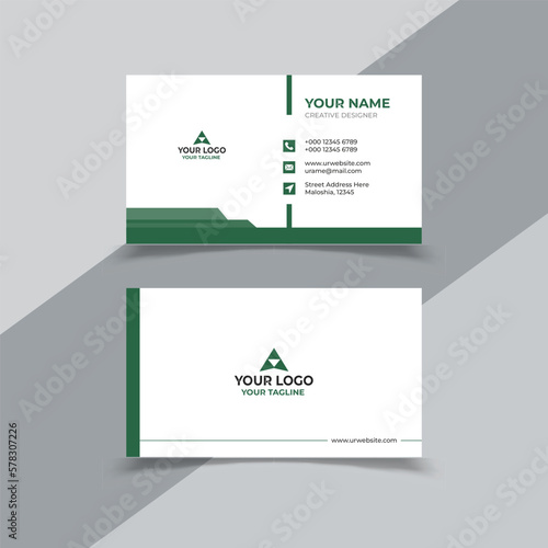 Vector stylish professional business card template
