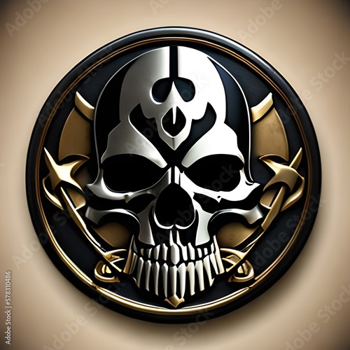 Pirate skull logo