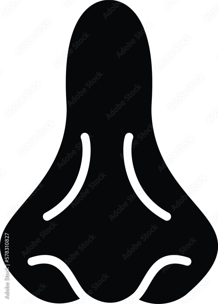 Nose Vector Icon Design Illustration Nose Vector Icon Design Illustration