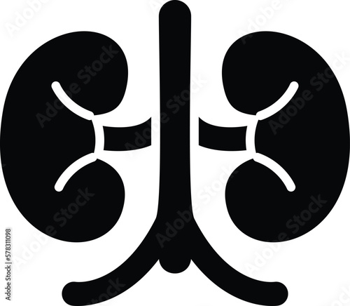 Kidney Vector Icon Design Illustration