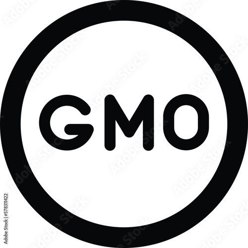 Gmo Vector Icon Design Illustration
