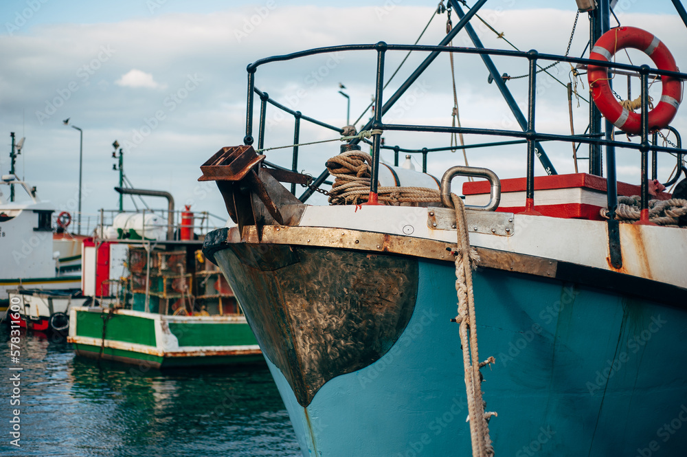 fishing boat in the harbor