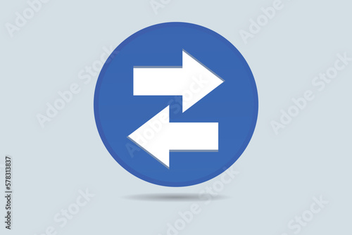 Circular arrows refresh icon rotation arrows icon sign or symbol on white background 3d Free Download Circular arrows refresh icon rotation arrows icon sign or symbol on white background 3d - GFXLoad